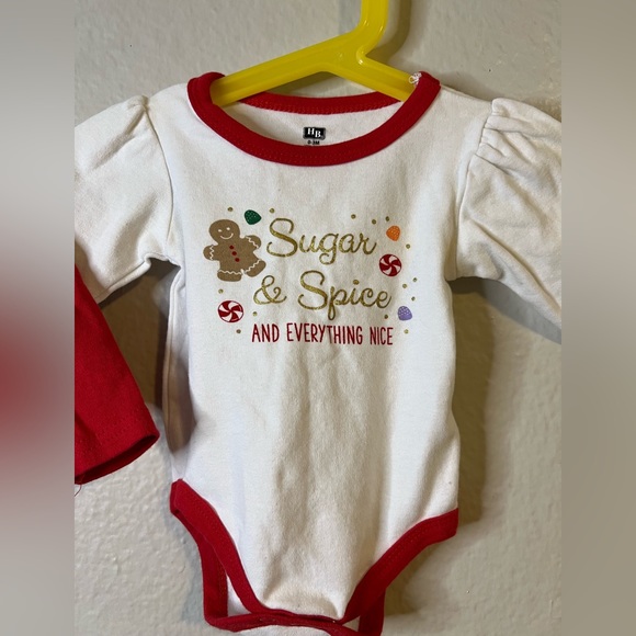 HB Hudson Baby Girl Christmas Long sleeves 0-3 months - Picture 3 of 4